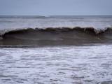 Dirty waves from Hurricane Sandy